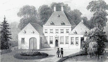 Zionsburg omstreeks 1800.